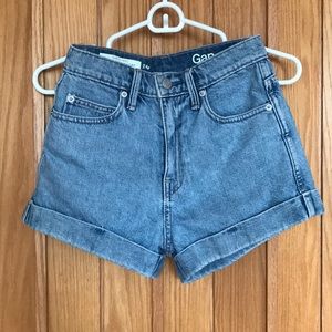 GAP High Waisted Jean Shorts